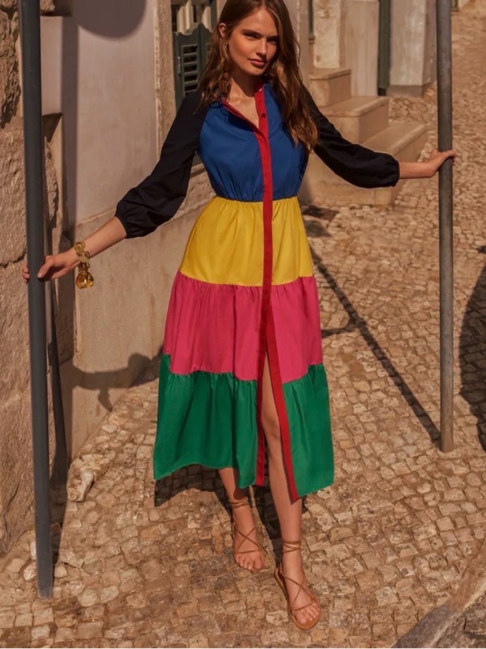 Borgo de Nor colorblock dresss
